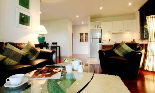 Прекрасные апартаменты с 2 спальнями и с видом на бассейн, не далеко от моря в проекте Ката Гарденс, на пляже Ката