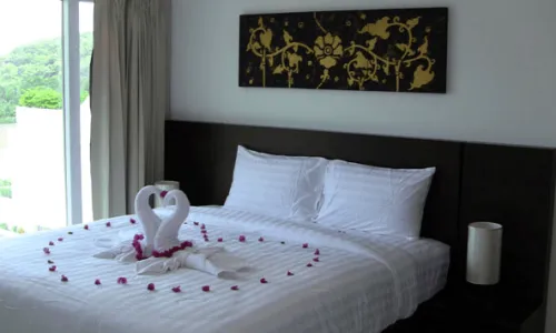 Апартаменты с 1 спальней и с видом на море в проекте Ката Оушен Вью, район Ката