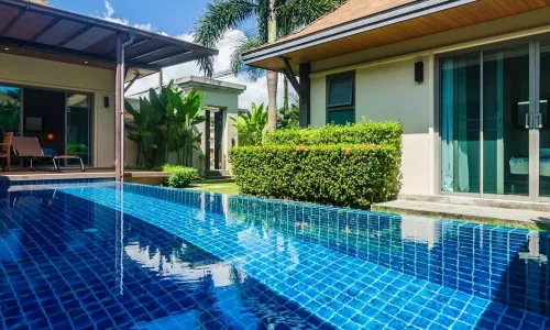 Сногсшибательная вилла с 3 спальнями и с видом на бассейн в проекте Ниш Виллас, на пляже Найхарн