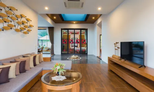 Сногсшибательная вилла с 3 спальнями и с видом на сад в проекте Модерн Зен, на пляже Найхарн