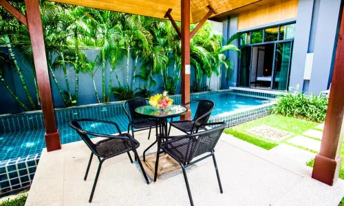 Превосходная вилла с 3 спальнями и с видом на бассейн в проекте Оникс, на пляже Найхарн