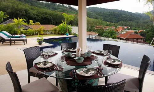 Превосходная вилла с 7 спальнями и с видом на горы в проекте Зе Виллас, на пляже Найхарн