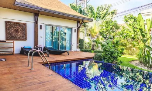 Удобная вилла с 2 спальнями и с видом на бассейн в проекте Кокянг, на пляже Найхарн