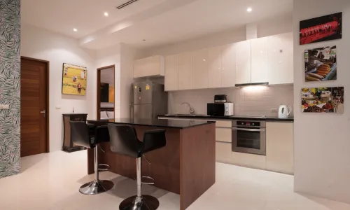 Комфортабельные апартаменты с 3 спальнями и с видом на море в проекте Камала Фолс, на пляже Камала 