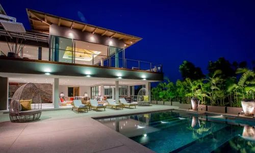 Сногсшибательная вилла премиум класса с 7 спальнями и с видом на море в проекте Ля Колин, на пляже Лаян 