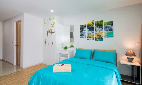 Восхитительные апартаменты с 1 спальней и с видом на город в проекте Ката Озон, на пляже Ката