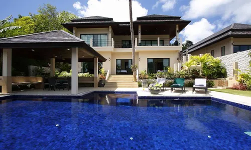 Превосходная вилла с 7 спальнями и с видом на горы в проекте Зе Виллас, на пляже Найхарн