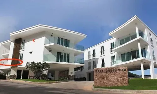 Прекрасные апартаменты с 1 спальней и с видом на город в проекте Ката Оушен Вью, на пляже Ката