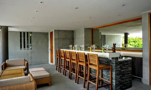 Удобная вилла с 4 спальнями и с видом на море в проекте Ля Колин, на пляже Лаян 