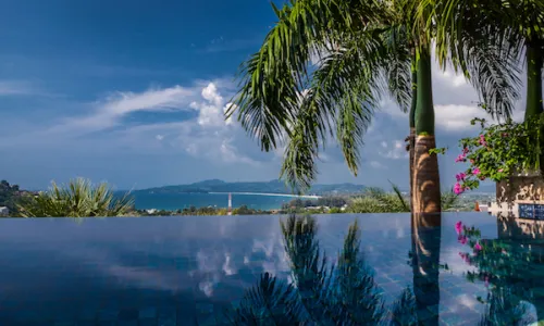 Модная вилла с 4 спальнями и с видом на море в проекте Баан Тай Сурин Хилл, на пляже Сурин