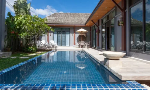 Великолепная вилла с 3 спальнями и с видом на бассейн в проекте Сайюань Естейт, на пляже Равай