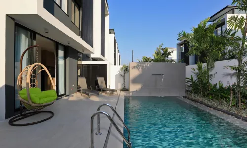 Великолепная вилла с 3 спальнями и с видом на бассейн в проекте Лагуна Парк 2, на пляже Бангтао/Лагуна