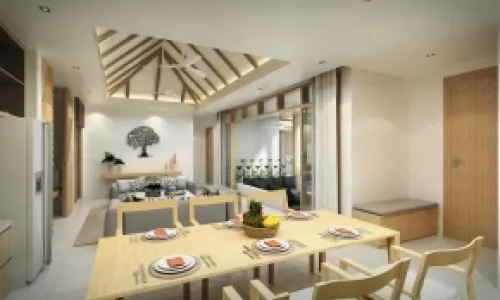 Превосходная вилла с 2 спальнями и с видом на бассейн в проекте Химмапана Виллас Террасс, на пляже Камала 