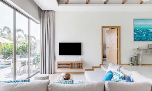 Роскошная вилла с 3 спальнями и с видом на бассейн в проекте Тричада, на пляже Бангтао/Лагуна