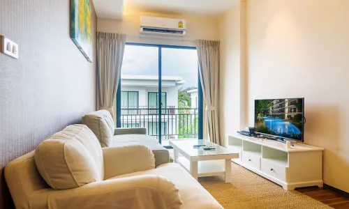 Превосходные апартаменты с 2 спальнями и с видом на бассейн, на пляже Найхарн