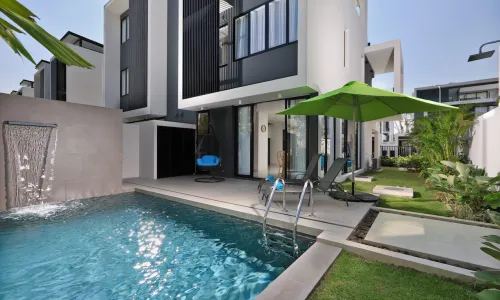 Cтильная вилла с 3 спальнями и с видом на бассейн в проекте Лагуна Парк 2, на пляже Бангтао/Лагуна