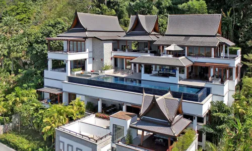 Потрясающая вилла с 5 спальнями и с видом на море в проекте Аяра Сурин, на пляже Сурин