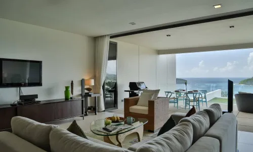 Cтильные апартаменты с 2 спальнями и с видом на море в проекте Зе Хэйтс, на пляже Ката