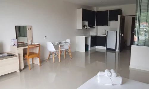 Роскошные апартаменты студия и с видом на город в проекте Карон Чик, на пляже Карон