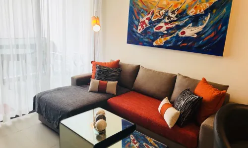 Превосходные апартаменты с 1 спальней и с видом на город, на пляже Бангтао/Лагуна