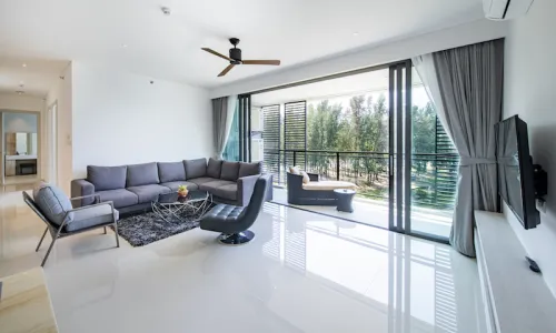 Модные апартаменты с 3 спальнями и с видом на море в проекте Кассия Резиденсис, на пляже Бангтао/Лагуна