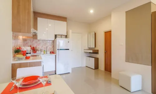 Роскошные апартаменты с 1 спальней и с видом на бассейн в проекте Карон Чик, на пляже Карон