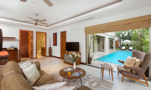 Сказочная вилла с 3 спальнями и с видом на бассейн в проекте Зе Резиденс Бангтао, на пляже Бангтао/Лагуна