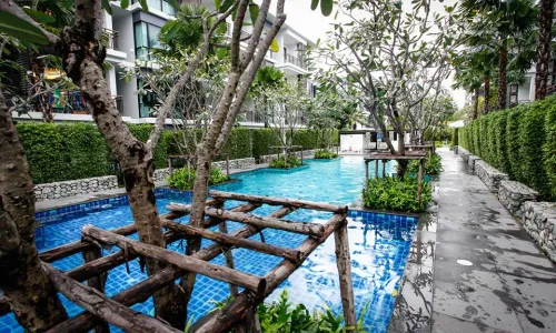 Удобные апартаменты с 1 спальней и с видом на бассейн, не далеко от моря в проекте Зе Тайтл Равай, на пляже Равай