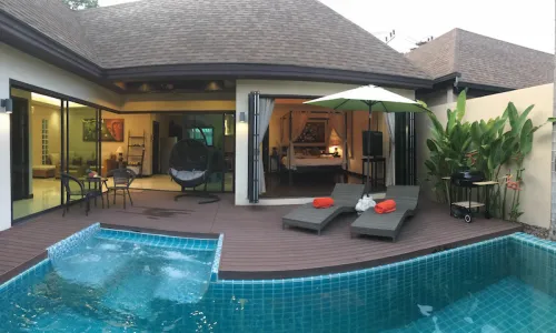 Комфортабельная вилла с 2 спальнями и с видом на сад в проекте Кокянг, на пляже Найхарн