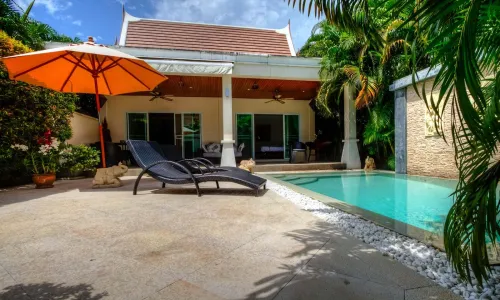 Сногсшибательная вилла с 1 спальней и с видом на бассейн, на пляже Найхарн