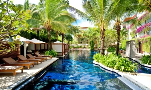 Модные апартаменты с 2 спальнями и с видом на бассейн в проекте Чава, на пляже Сурин (+ Видео обзор)