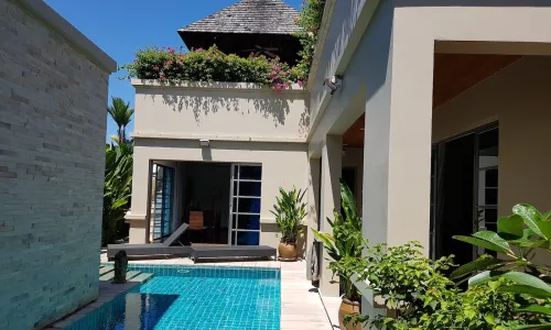 Модная вилла с 3 спальнями и с видом на бассейн в проекте Зе Резиденс Бангтао, на пляже Бангтао/Лагуна