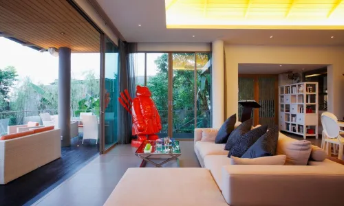 Комфортабельная вилла с 3 спальнями и с видом на море в проекте Ля Колин, на пляже Лаян 