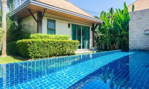 Сногсшибательная вилла с 3 спальнями и с видом на бассейн в проекте Ниш Виллас, на пляже Найхарн