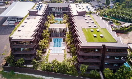 Сногсшибательные апартаменты с 2 спальнями и с видом на бассейн в проекте Сатурдэйс, на пляже Равай