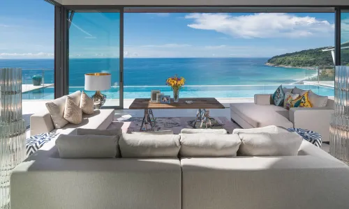 Сказочная вилла премиум класса с 4 спальнями и с видом на море в проекте Малайвана, на пляже Найтон