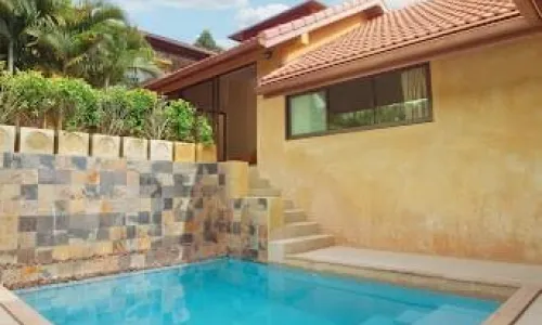 Сказочная вилла с 3 спальнями и с видом на бассейн, на пляже Найхарн