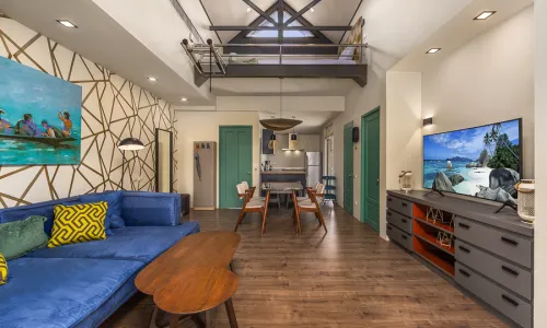 Потрясающие апартаменты с 1 спальней и с видом на озеро в проекте Сурин Спрингс, на пляже Сурин