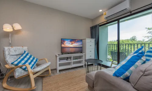 Восхитительные апартаменты студия и с видом на бассейн в проекте Зе Тайтл Резиденс Наянг, на пляже Найянг