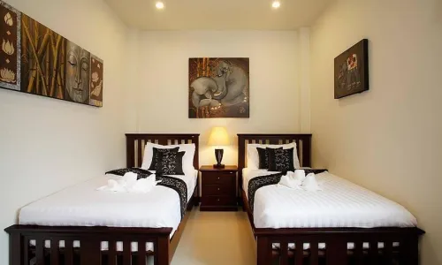 Cтильная вилла с 4 спальнями и с видом на горы в проекте Оникс, на пляже Найхарн