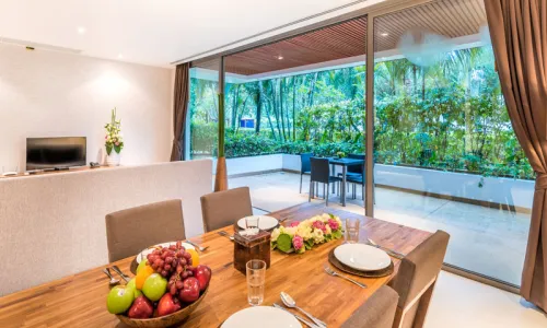 Роскошные апартаменты с 2 спальнями и с видом на сад в проекте Лотус Гарденс, на пляже Бангтао/Лагуна