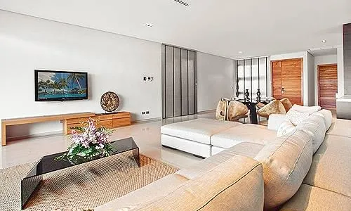 Великолепная вилла с 3 спальнями и с видом на море в проекте Ева бич, на пляже Равай