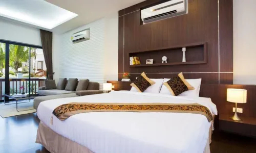 Роскошные апартаменты с 1 спальней и с видом на сад в проекте Равай Гранд Хаус, на пляже Равай