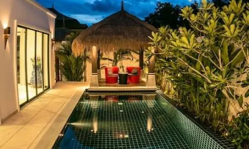 Модная вилла с 1 спальней и с видом на бассейн в проекте Аэлита, на пляже Бангтао/Лагуна