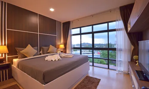 Потрясающие апартаменты с 1 спальней и с видом на сад в проекте Зе Найс Кондотель, на пляже Бангтао/Лагуна