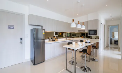 Модные апартаменты с 3 спальнями и с видом на море в проекте Кассия Резиденсис, на пляже Бангтао/Лагуна