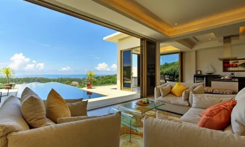 Удобная вилла премиум класса с 4 спальнями и с видом на море в проекте Виста Дел Мар, на пляже Найтон