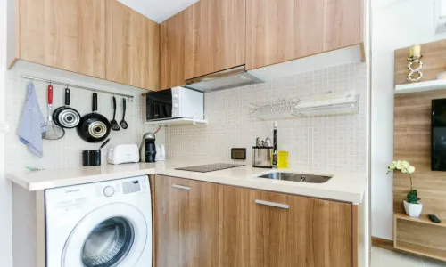 Прекрасные апартаменты с 2 спальнями и с видом на город в проекте Калипсо, на пляже Найхарн