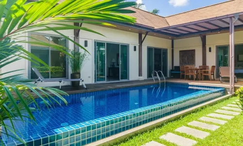 Сногсшибательная вилла с 3 спальнями и с видом на бассейн в проекте Ниш Виллас, на пляже Найхарн