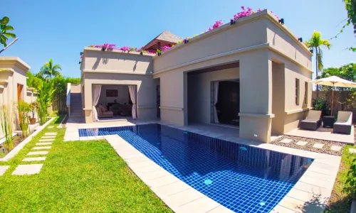 Роскошная вилла с 2 спальнями и с видом на бассейн в проекте Зе Резиденс Бангтао, на пляже Бангтао/Лагуна